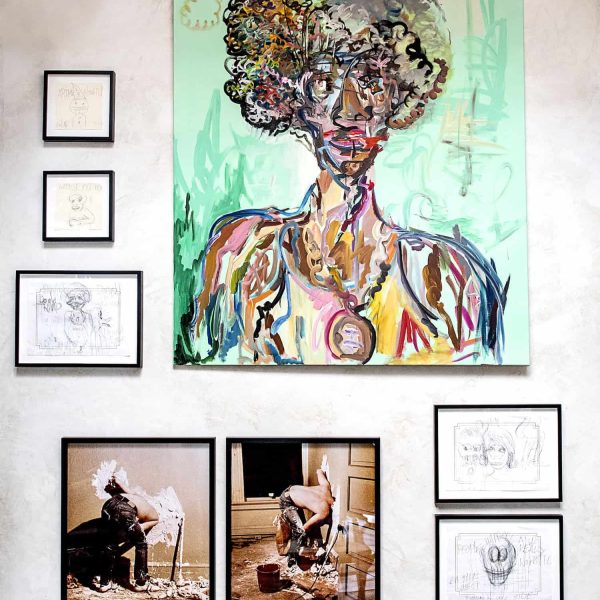 At Manuela in DTLA, Jonathan Gold enjoys a 'Redneck' platter surrounded by fine art