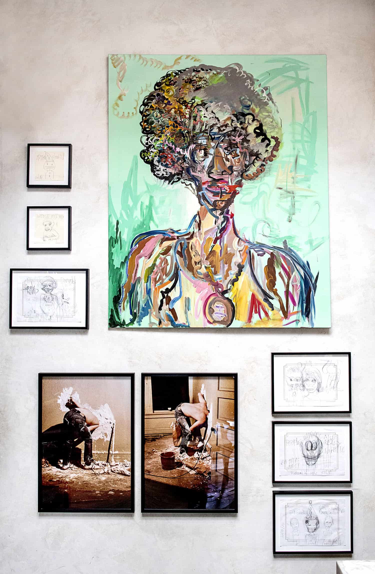 Artwork on the wall in Manuela