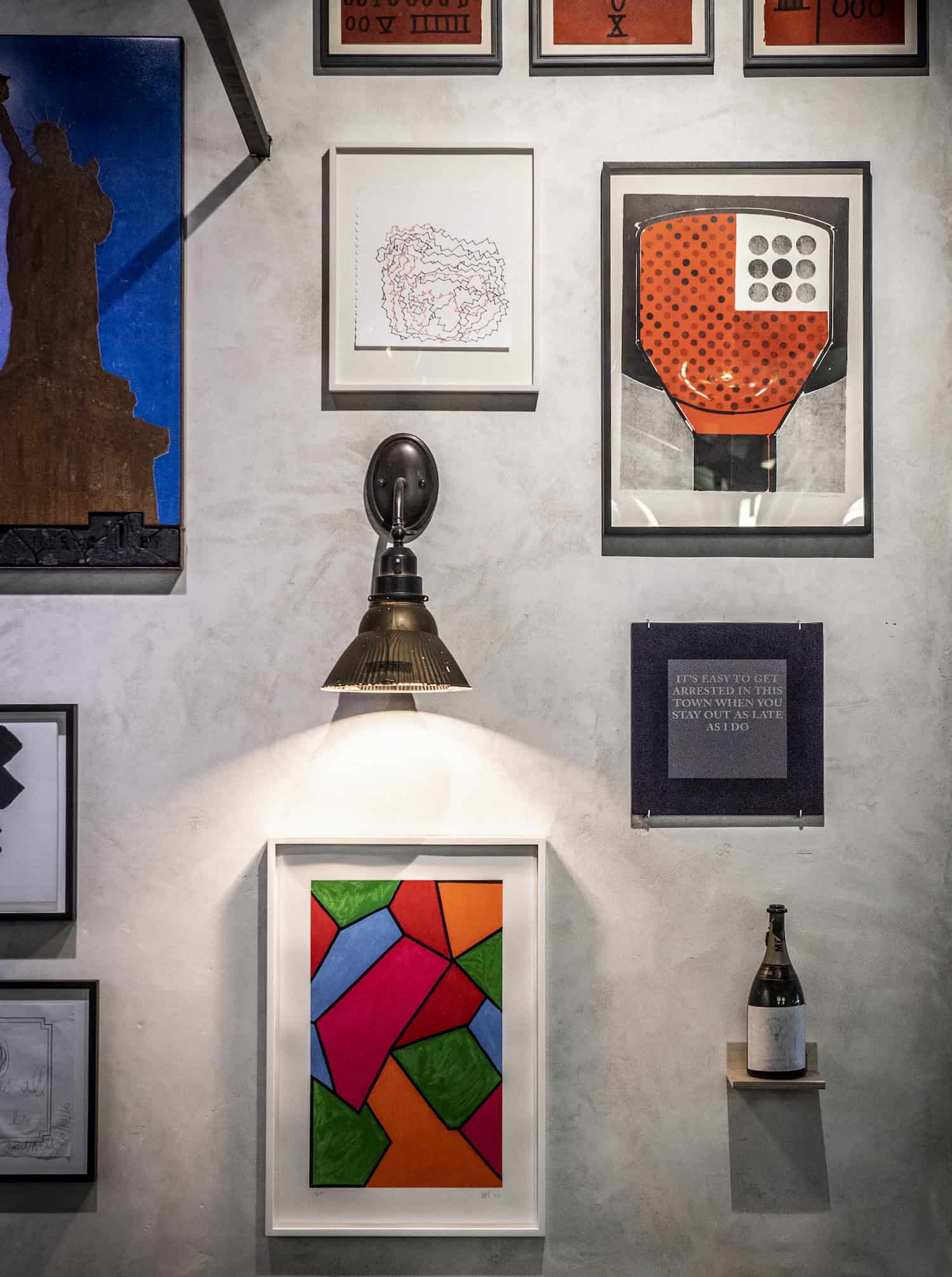 Artwork on the wall in Manuela