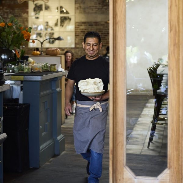 Manuela adds a chef's counter