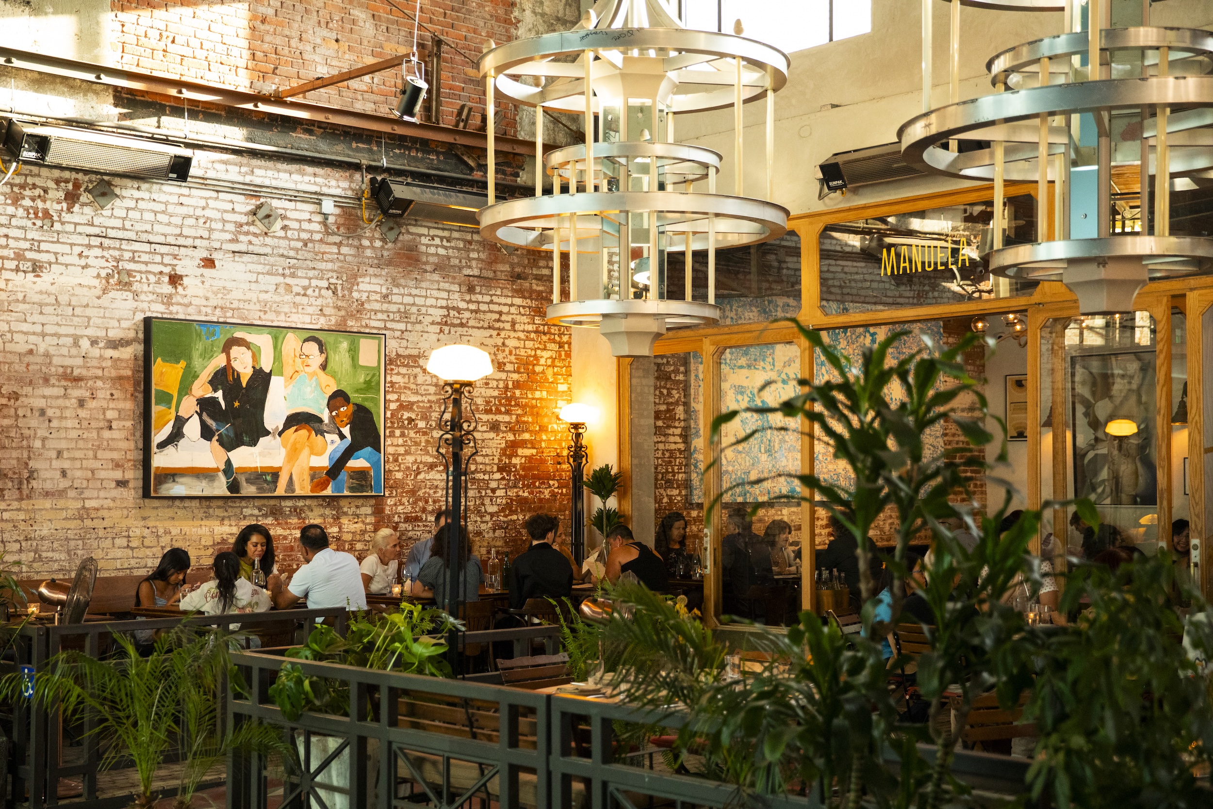 Main dining room at Manuela