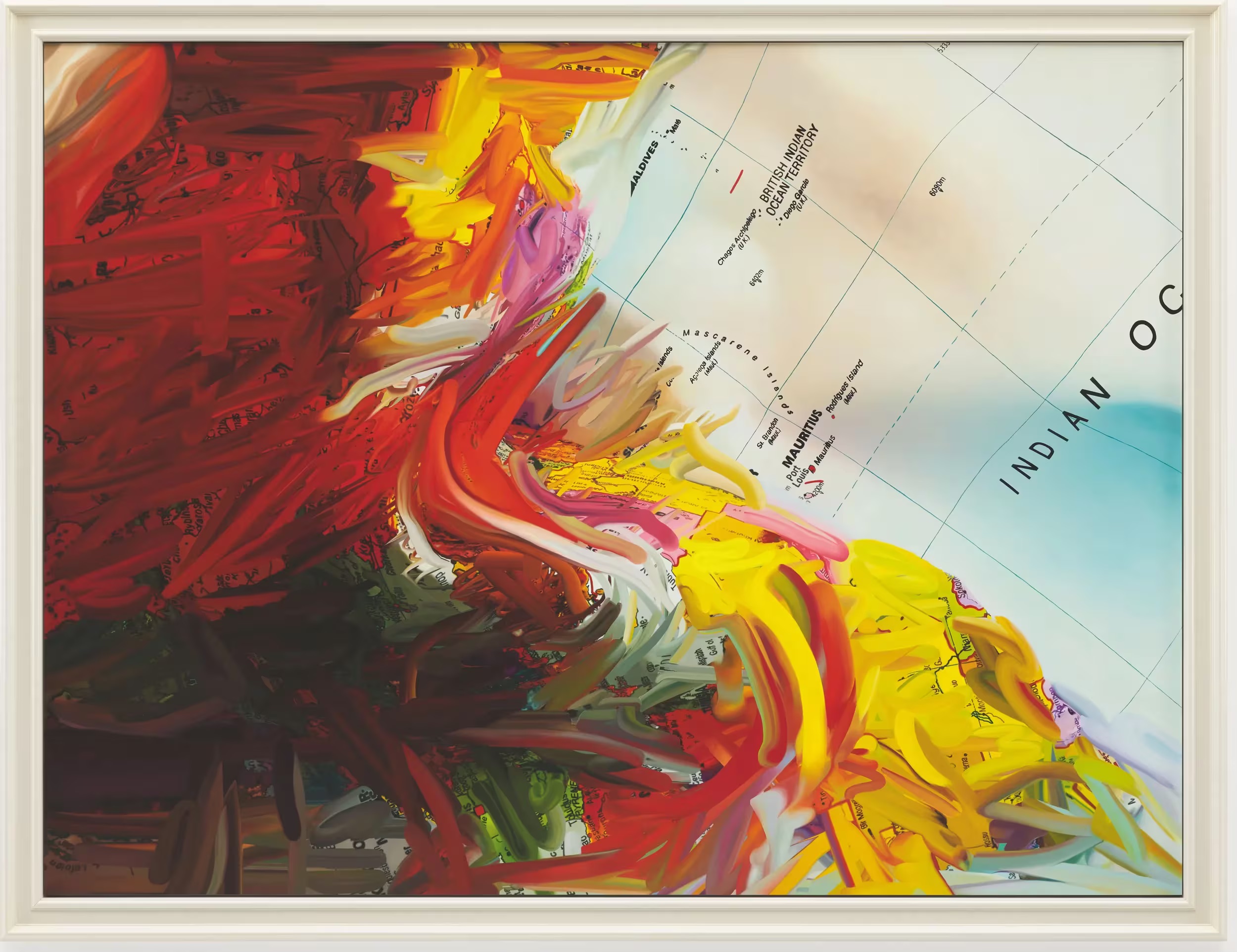 Keith Tyson Chorus 2012 Oil on aluminum panel 198 x 264 cm / 78 x 103 7/8 in 218.8 x 286 x 8 cm / 86 1/8 x 112 5/8 x 3 1/8 in (framed)